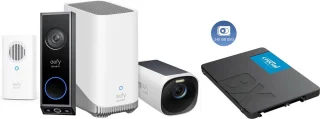 eufy Security E340 Video Deurbel + HomeBase 3 S380 + eufyCam 3 Solar + 240GB SSD Bundel