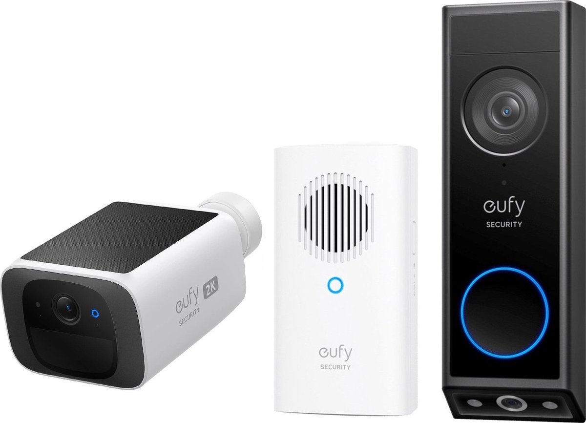 eufy Security E340 Video Deurbel & SoloCam S220 Bundel