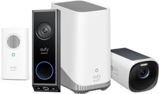 eufy Security E340 Video Doorbell + HomeBase 3 S380 + eufyCam 3 Bundel