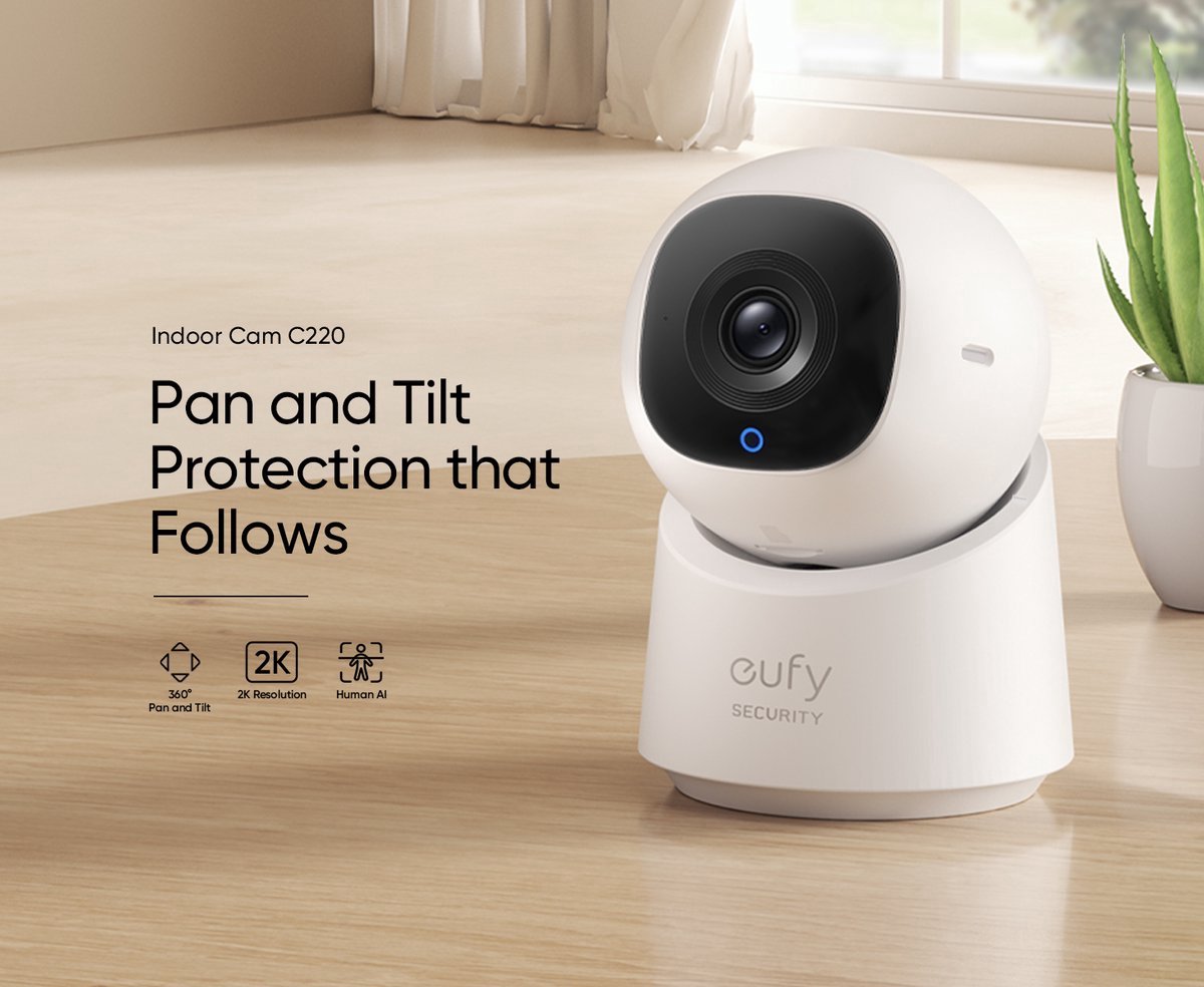 Eufy Security Indoor Cam C220 + C210 Deurbel Voordeelbundel