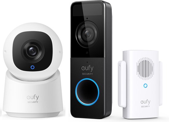 Eufy Security Indoor Cam C220 + C210 Deurbel Voordeelbundel