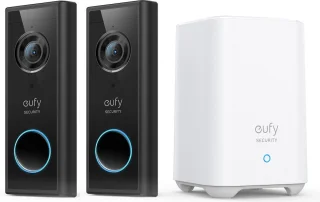 eufy Security S220 2K Video Deurbel 2 stuks + HomeBase 2