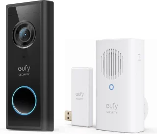 eufy Security S220 2K Video Deurbel Uitbreiding + Deurbelgong Bundel