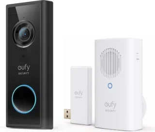 eufy Security S220 2K Video Deurbel Uitbreiding + Deurbelgong Bundel