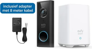 eufy Security S220 Video Deurbel Bundel HomeBase 2