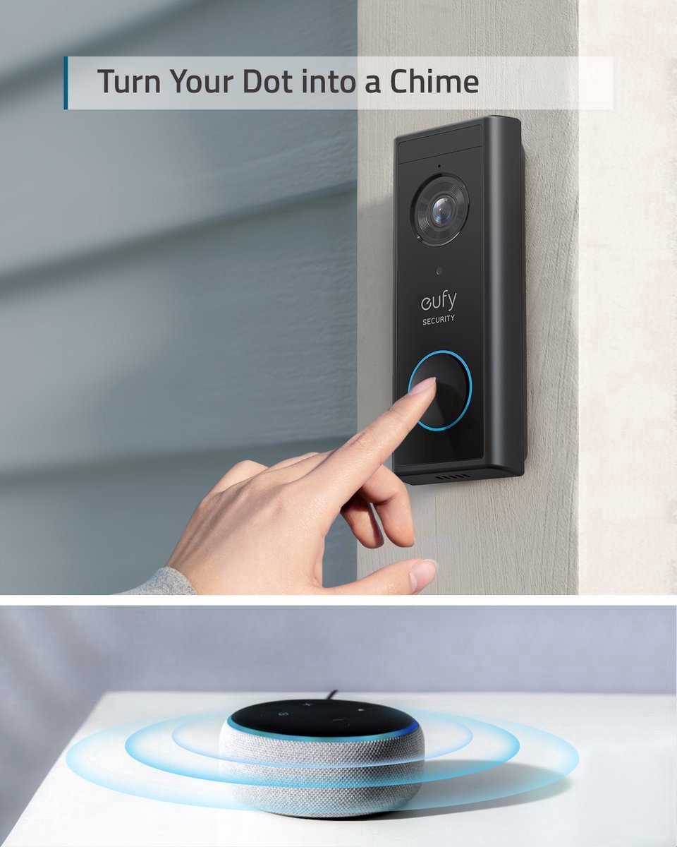 eufy Security S220 Video Deurbel en SoloCam Bundel met HomeBase 2