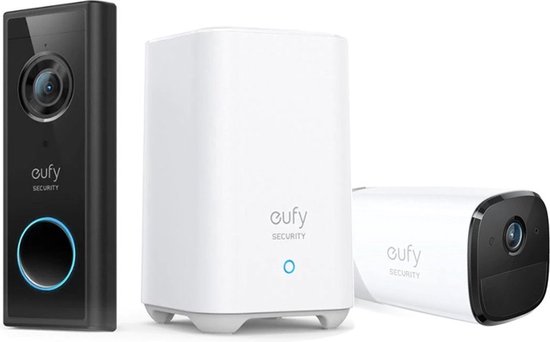 eufy Security S220 Video Deurbel & eufyCam 2 Pro Bundel