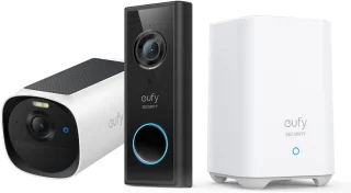 eufy Security S220 Video Deurbel + EufyCam E40 2K Solar Bundel