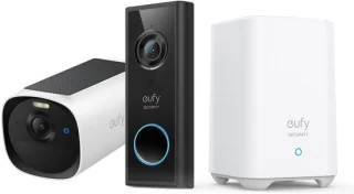 eufy Security S220 Video Deurbel + EufyCam E40 2K Solar Bundel