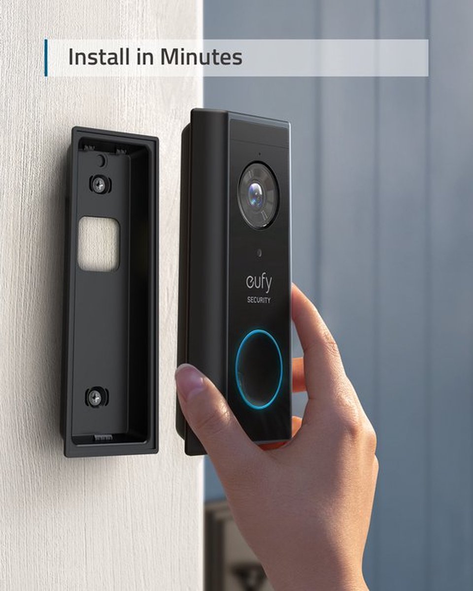 eufy Security S220 Video Deurbelset met Homebase 2 en Deurbelgong