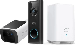 eufy Security Video Deurbel S220 + SoloCam S220 met HomeBase 2