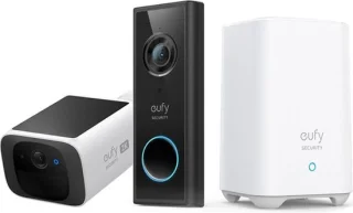 eufy Security Video Deurbel S220 + SoloCam S220 met HomeBase 2