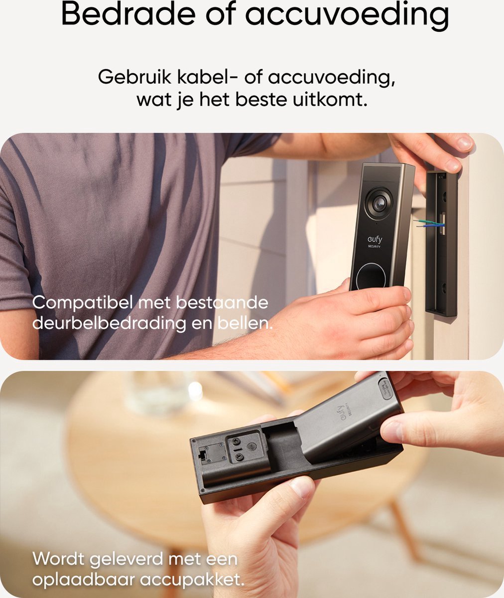 Wat vinden we goed aan de eufy Security Video Doorbell E340 + HomeBase 3 + eufycam E40 Bundel