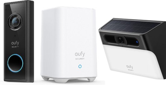 Complete beveiliging zonder abonnement: eufy deurbel en zonnelamp in één bundel