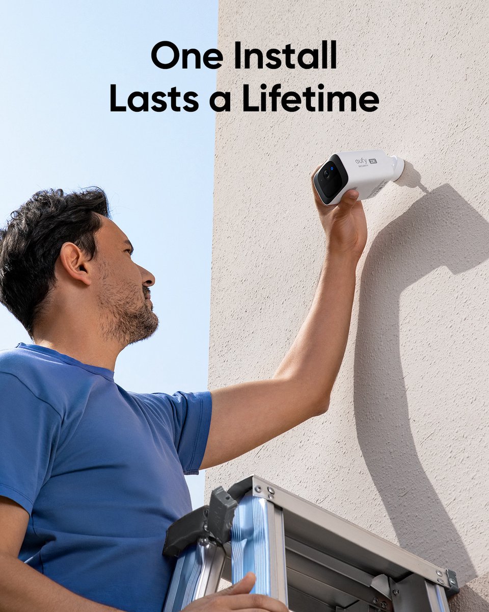 eufy Security Wireless Video Doorbell 2K + S220 SoloCam Solar Camera