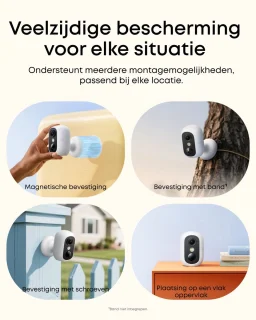 eufy Video Deurbel E340 + eufyCam C35 Beveiligingsset (2 camera's, HomeBase Mini)