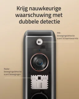 eufy Video Deurbell Dual 2 Pro met HomeBase 2 (1-pack) + eufyCam 2C add-on (2-pack)