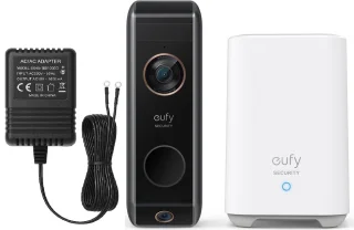 eufy Video Deurbell Dual 2 Pro met HomeBase 2 + AC Adapter