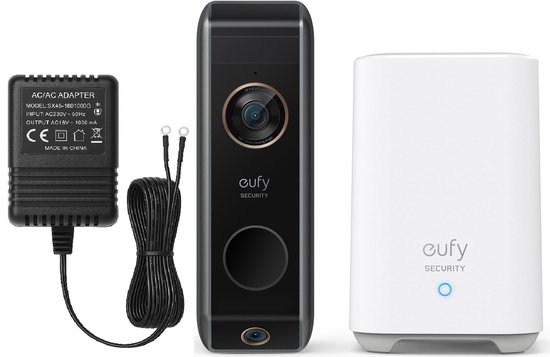 eufy Video Deurbell Dual 2 Pro met HomeBase 2 + AC Adapter review
