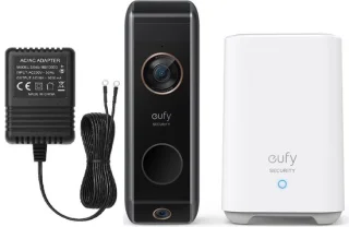 eufy Video Deurbell Dual 2 Pro met HomeBase 2 + AC Adapter