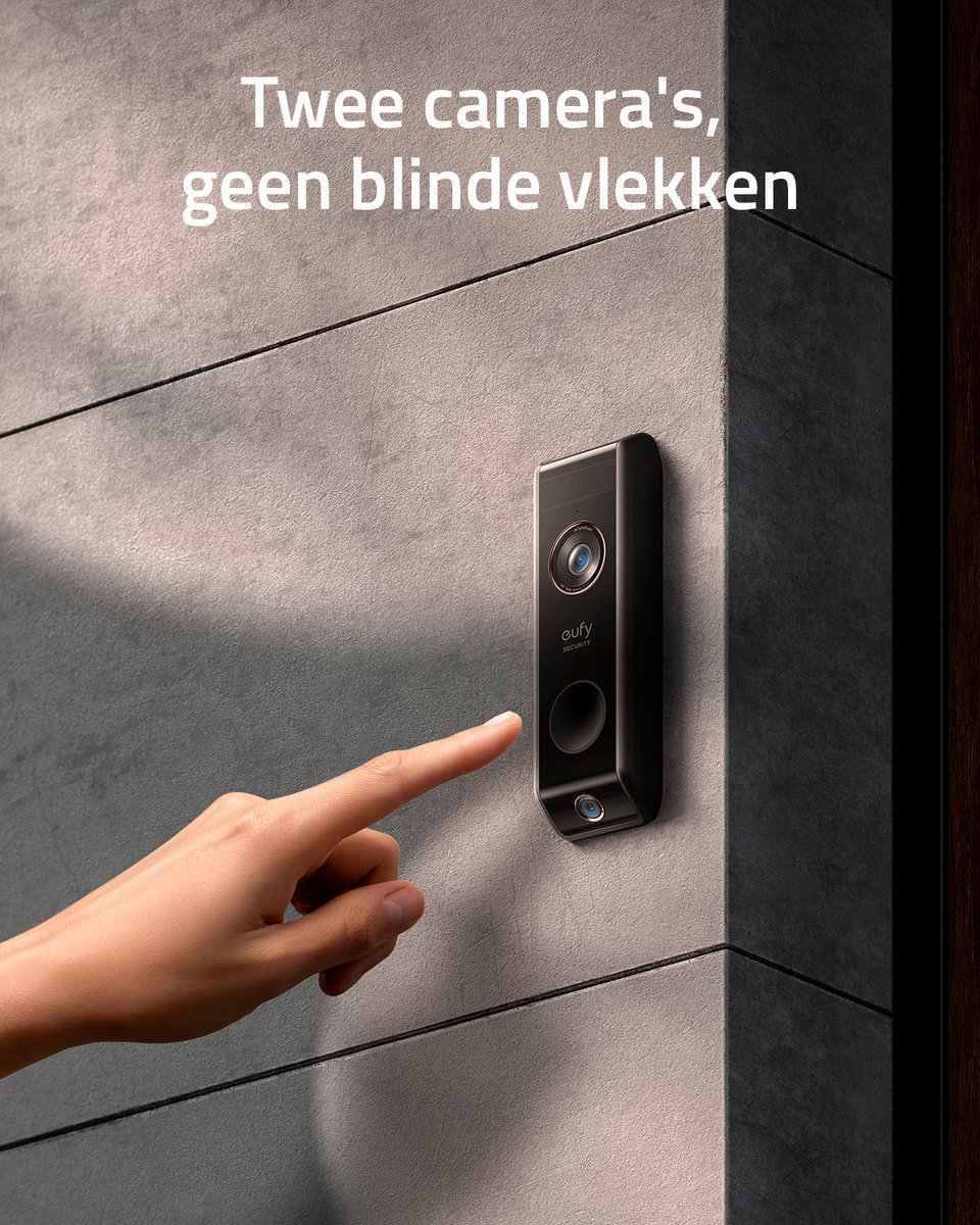 eufy Video Deurbell Dual 2 Pro met HomeBase 2 Doorbell