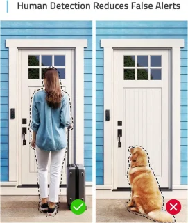 Eufy Video Doorbell 2K Batterij + Homebase deurbelcamera