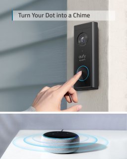 Eufy Video Doorbell 2K Batterij + Homebase deurbelcamera