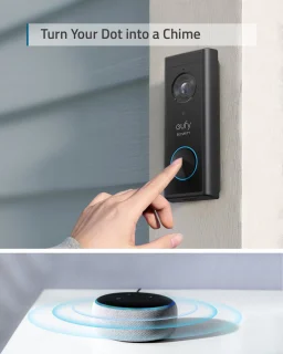 Eufy Video Doorbell 2K Batterij + Homebase deurbelcamera