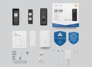 Eufy Video Doorbell 2K Batterij + Homebase deurbelcamera