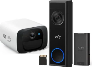 Eufy Videodeurbel C31 + SoloCam C210 Outdoor Camera Set