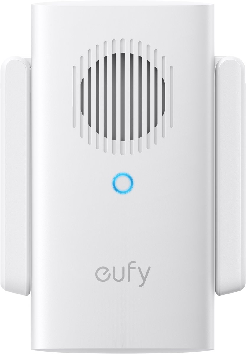 De eufy WiFi versterker en deurbelgong T8024321 wit in één oogopslag