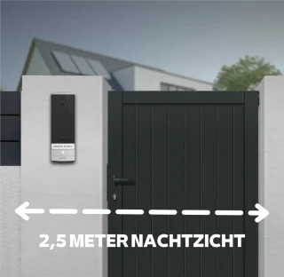 Extel 720324 Video-deurintercomset Grijs/Zwart