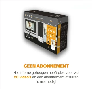 Extel 720324 Video-deurintercomset Grijs/Zwart