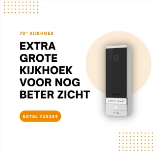 Extel 720324 Video-deurintercomset Grijs/Zwart
