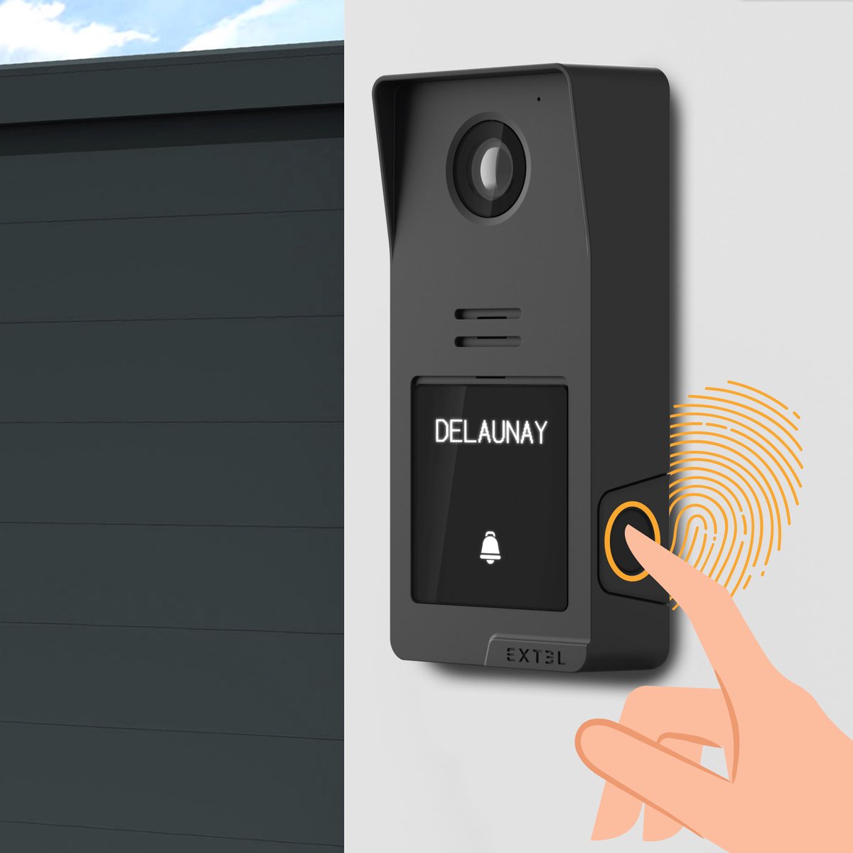 Extel Digital Connect intercom met camera bedraad