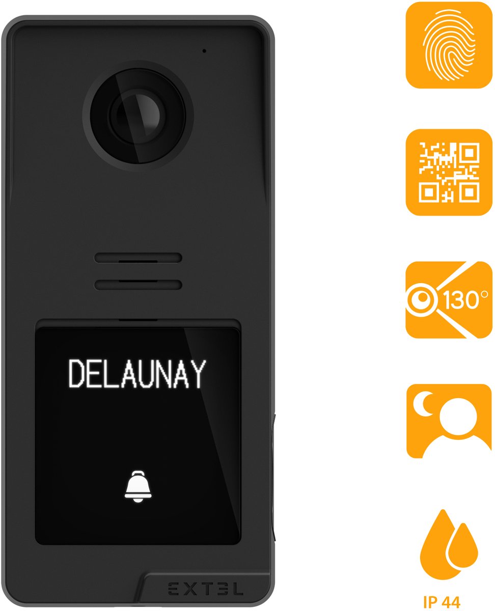 Extel Digital Connect intercom met camera bedraad