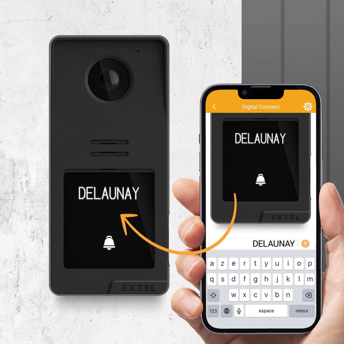 Extel Digital Connect intercom met camera bedraad