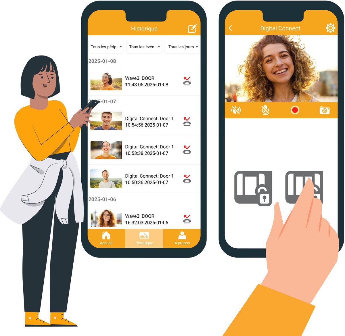 Extel Digital Connect intercom met camera bedraad