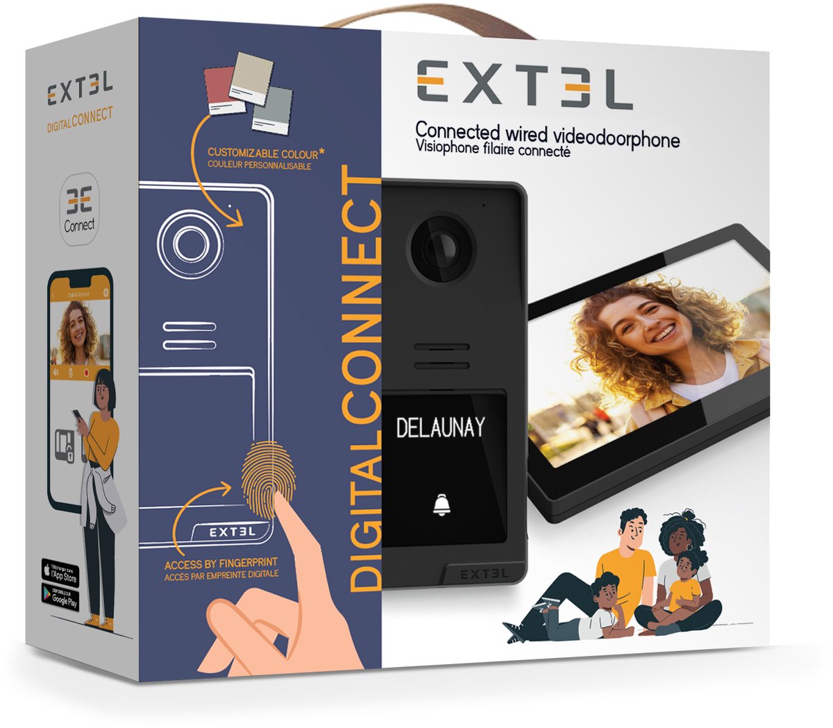 Extel Digital Connect intercom met camera bedraad