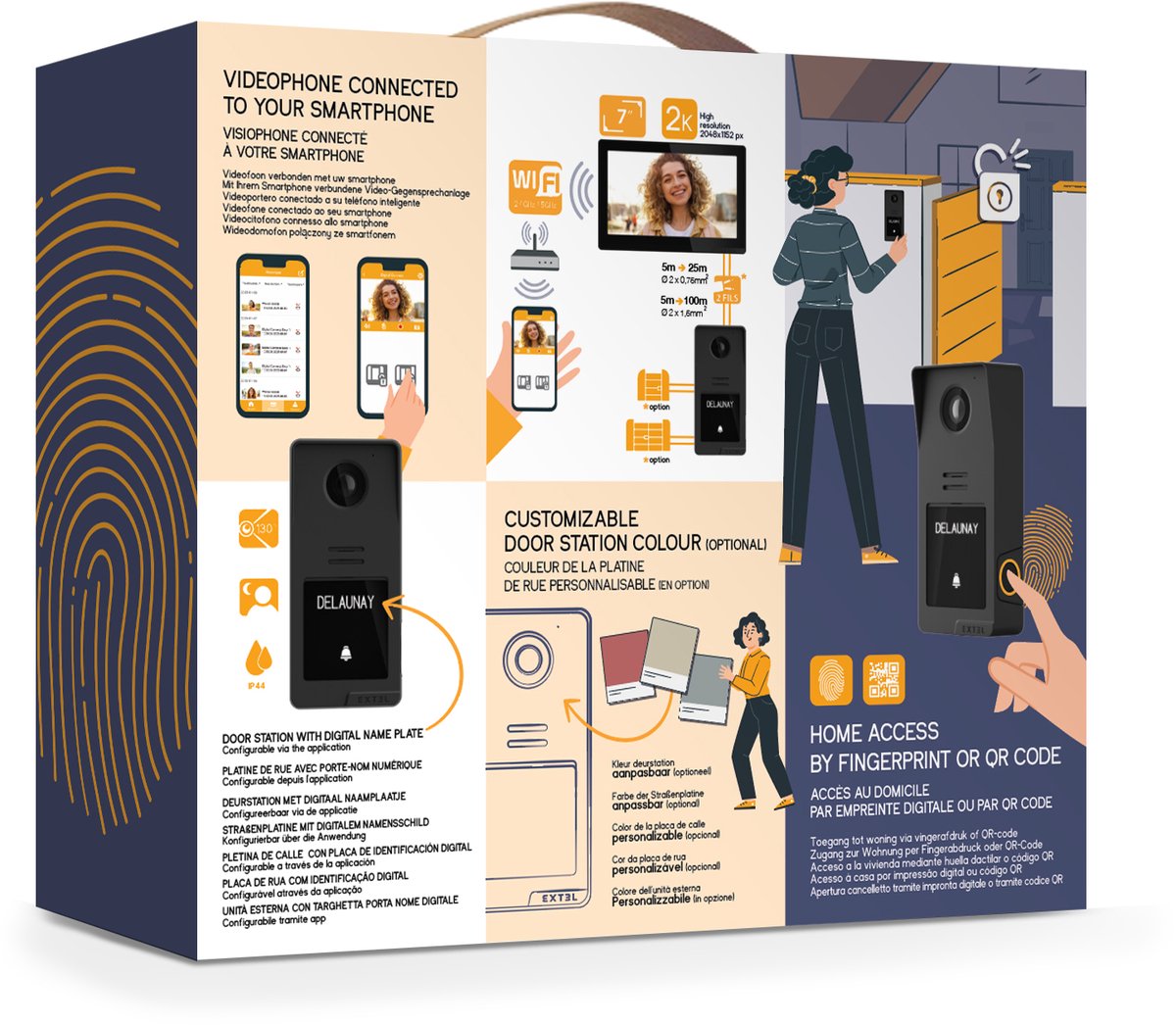 Extel Digital Connect intercom met camera bedraad