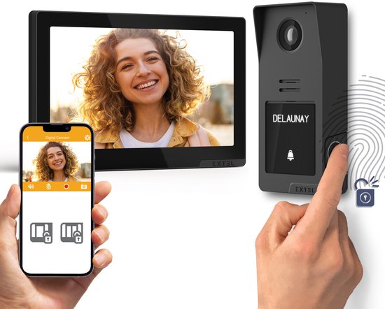 Extel Digital Connect intercom met camera bedraad