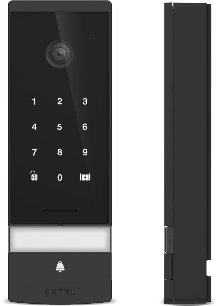 Extel Open 3K Wifi intercom met camera bedraad keypad