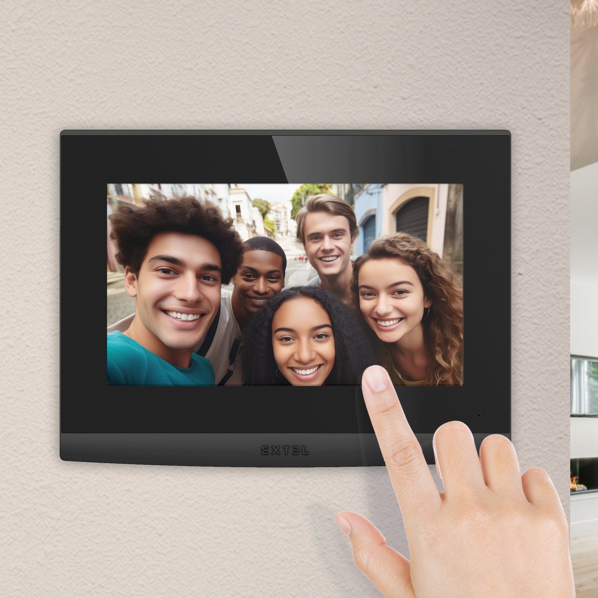 Extel Open 3K Wifi intercom met camera bedraad keypad