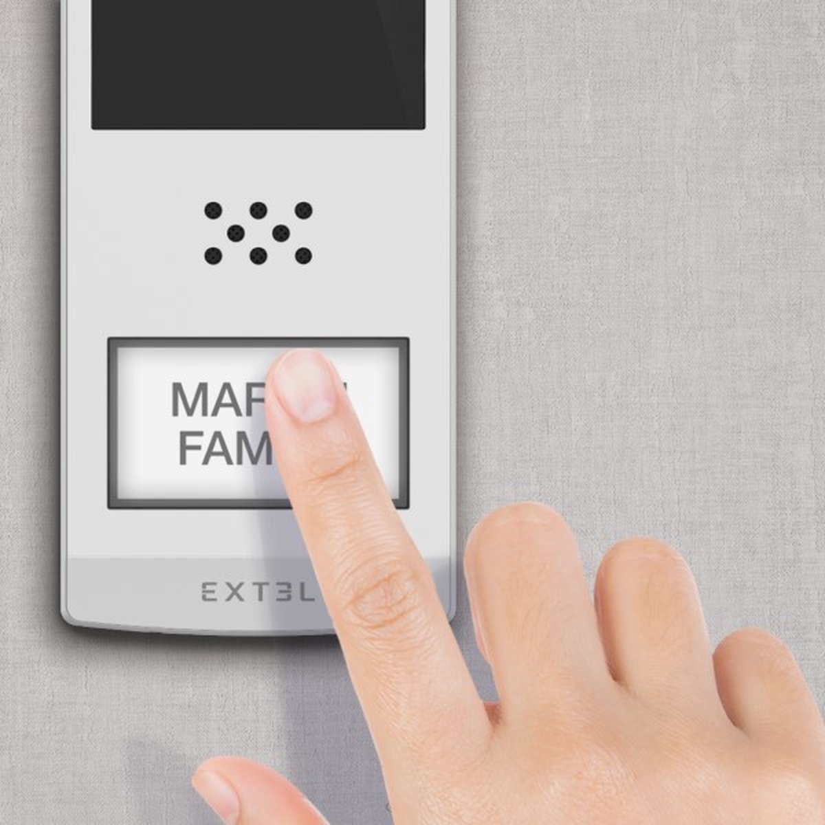 Extel Wave 2 Wi-Fi intercom met camera en 7 inch scherm