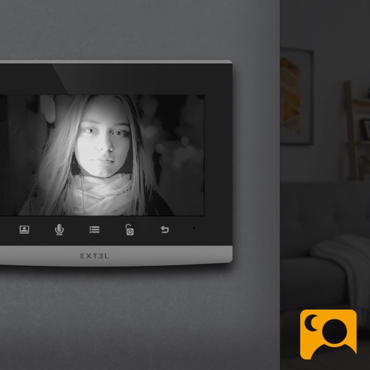 Extel Wave 2 Wi-Fi intercom met camera en 7 inch scherm