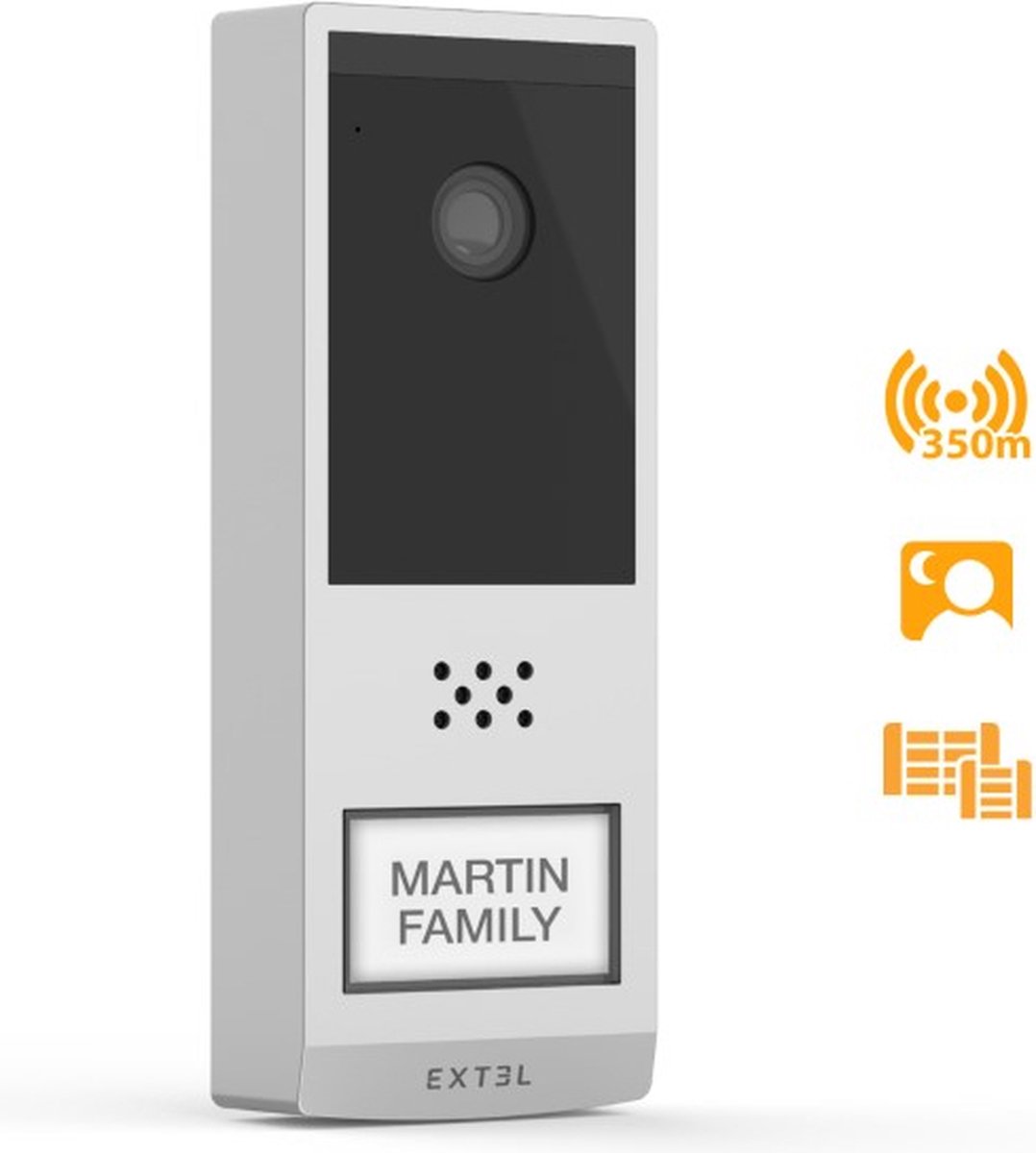 Extel Wave 2 Wi-Fi intercom met camera en 7 inch scherm