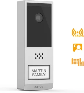 Extel Wave 2 Wi-Fi intercom met camera en 7 inch scherm