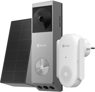 EZVIZ EP3x Pro + CH1 Video Deurbel Set
