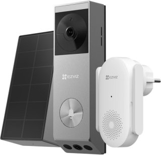 Complete en slimme deurbel met dual-lens en ingebouwde chime