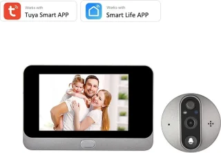 FIBILA Wifi Deurbel Camera Grijs
